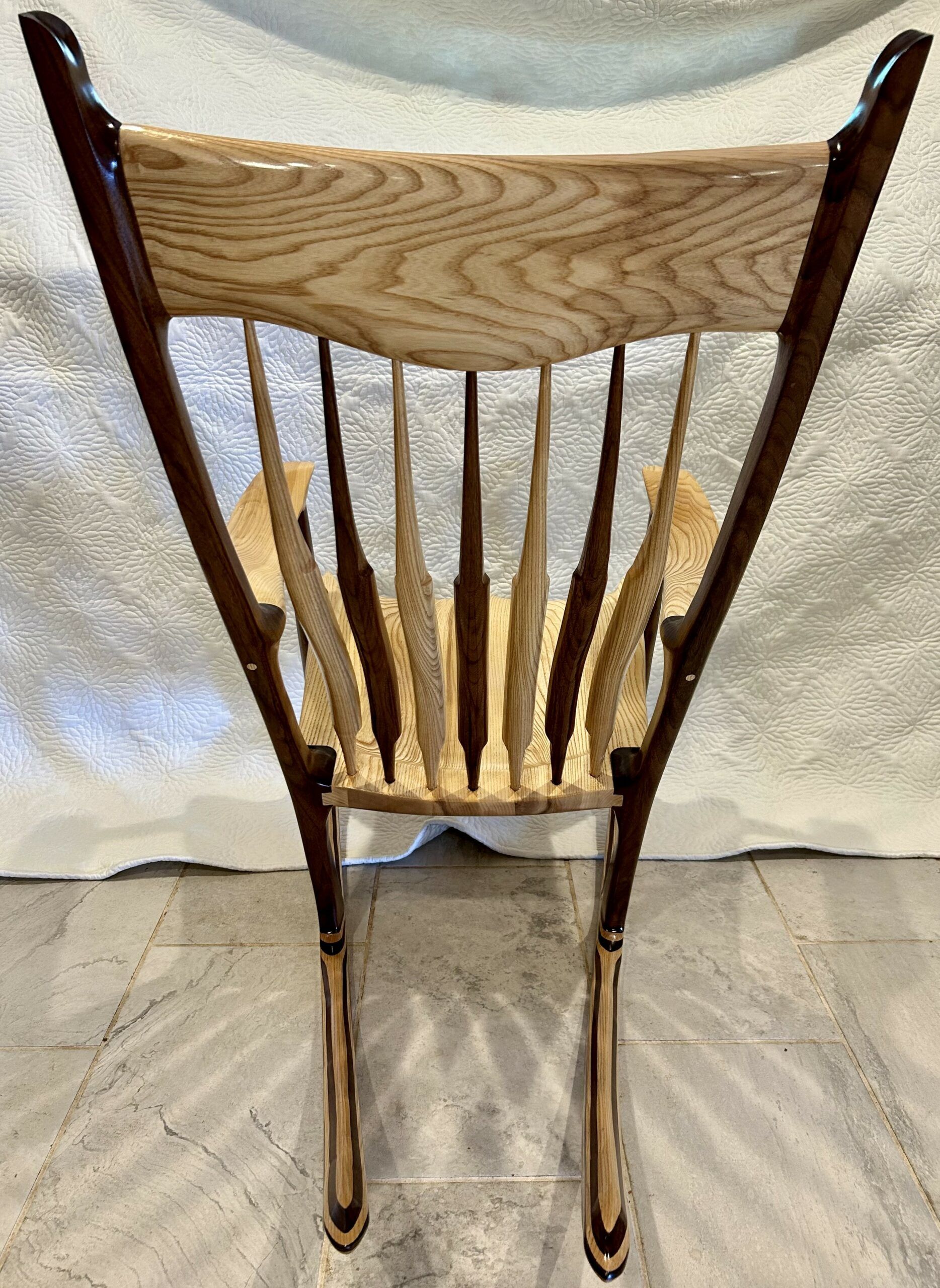 Sculpted Rocker with Walnut and Ash - FineWoodworking