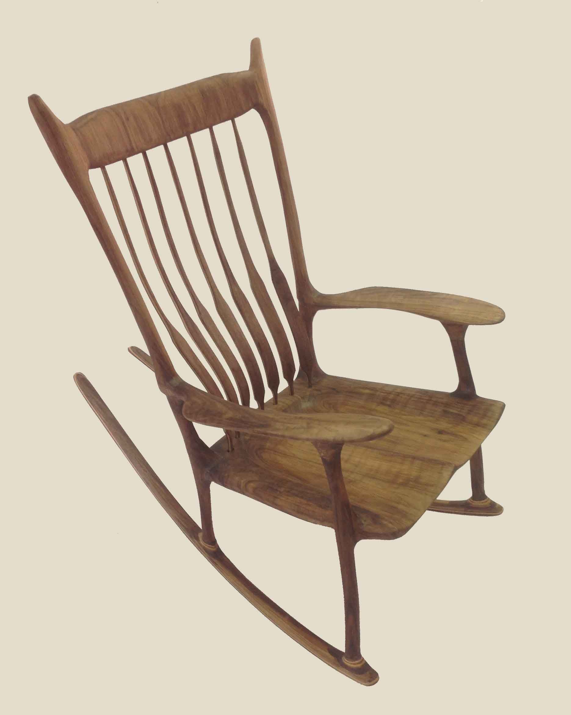 Maloof rocking chair - FineWoodworking