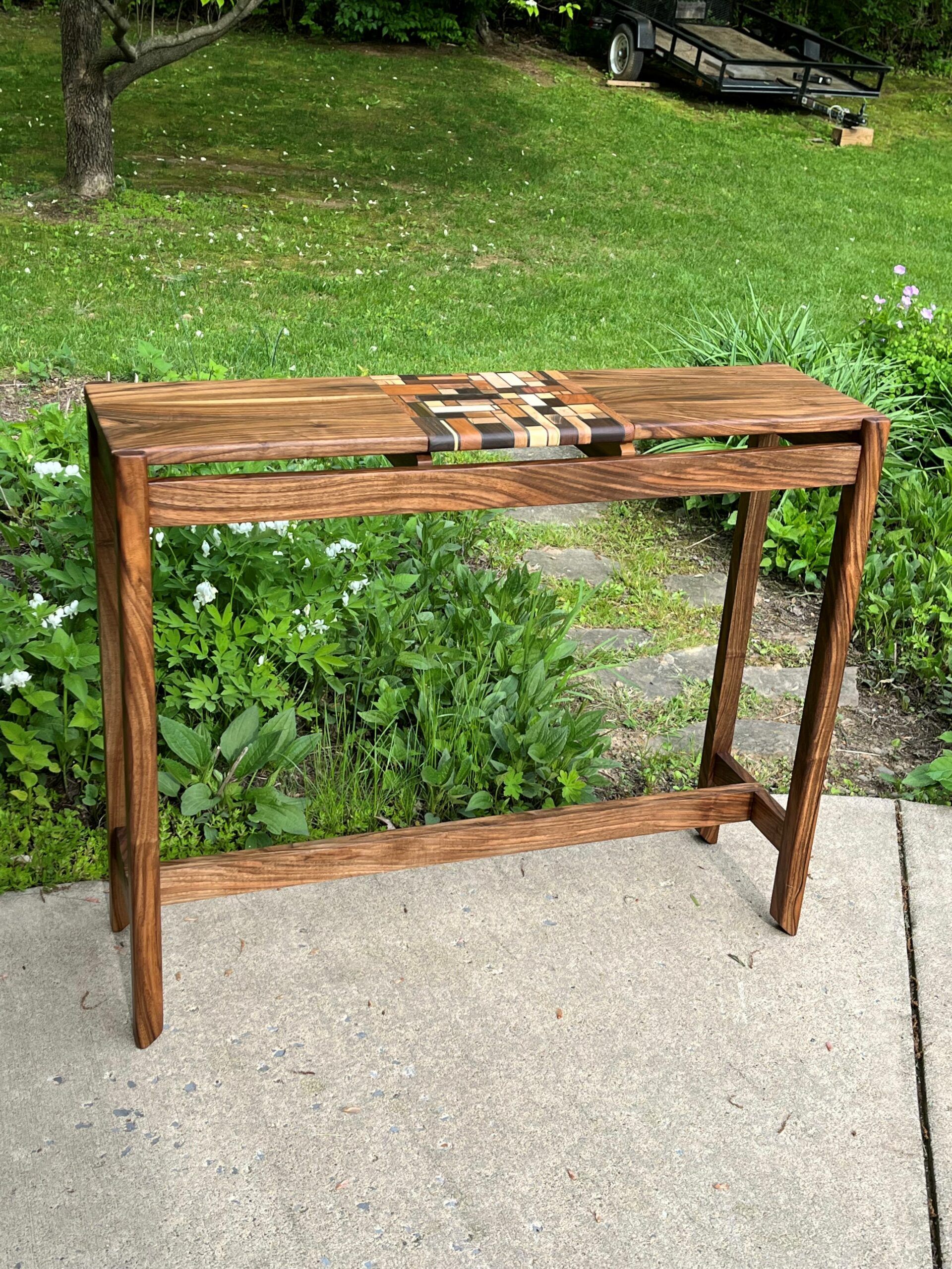 English Walnut Console Table - FineWoodworking