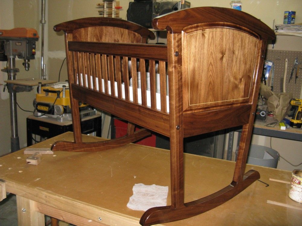 Walnut Cradle - FineWoodworking