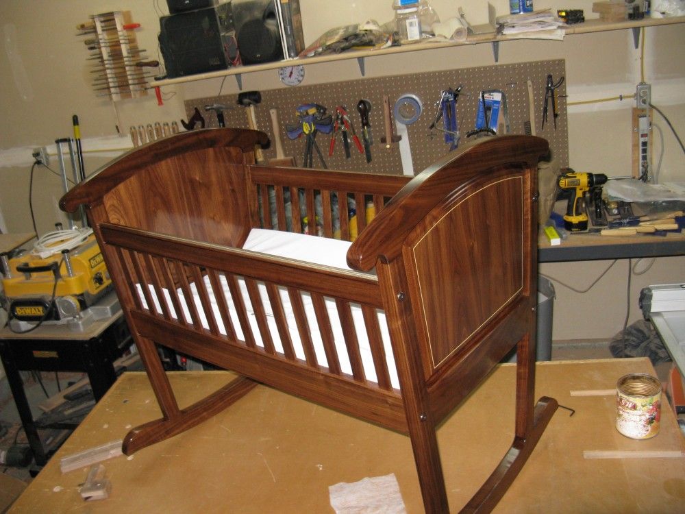 Walnut Cradle - FineWoodworking