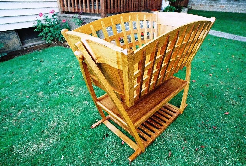 Double rocking bassinet/ Crib - FineWoodworking