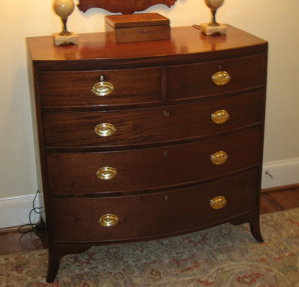 Bow Front Chest with conforming top FineWoodworking