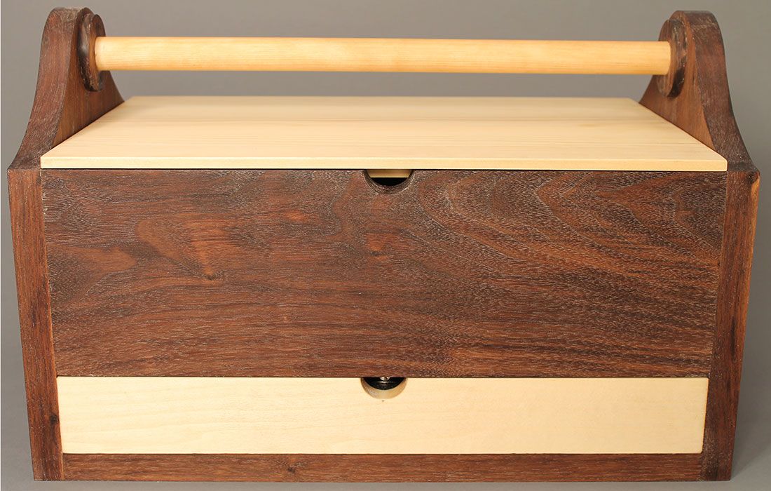 Walnut and Poplar Toolbox