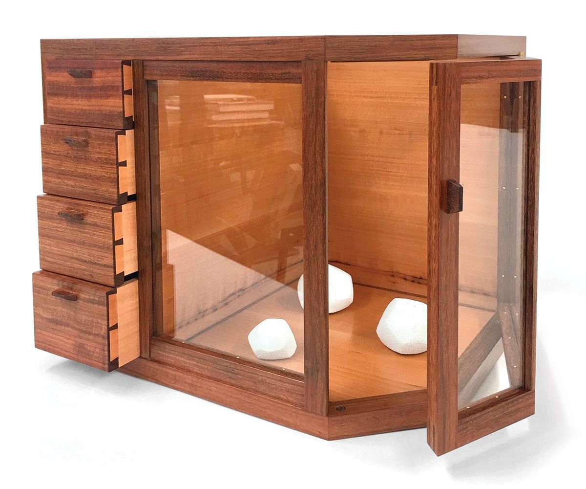 tabletop display cabinet