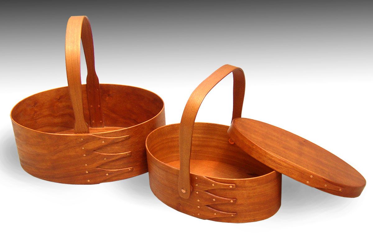 Shaker oval boxes, cherry - FineWoodworking
