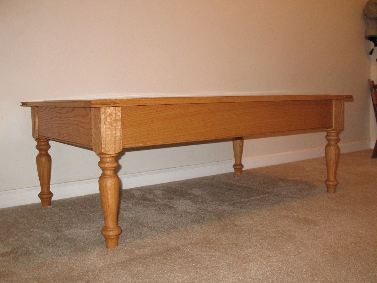 Oak retirement table - FineWoodworking