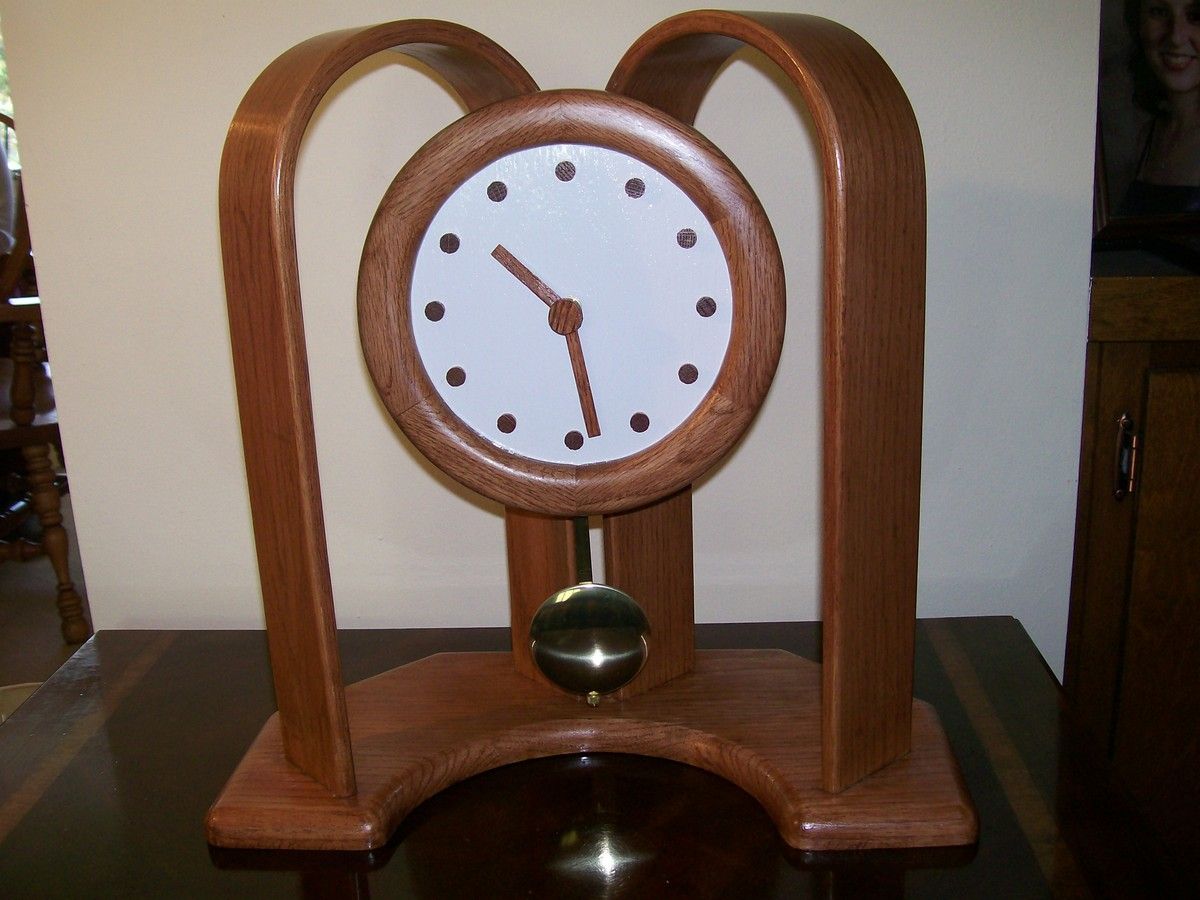 Steam bent arch clock - FineWoodworking