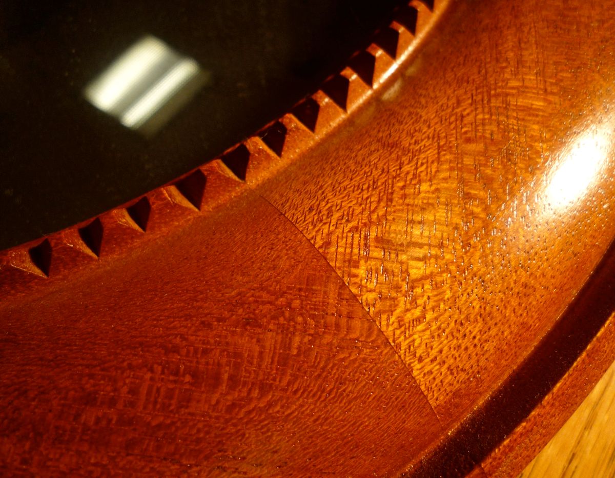Round Mirror with Carved Rim - FineWoodworking