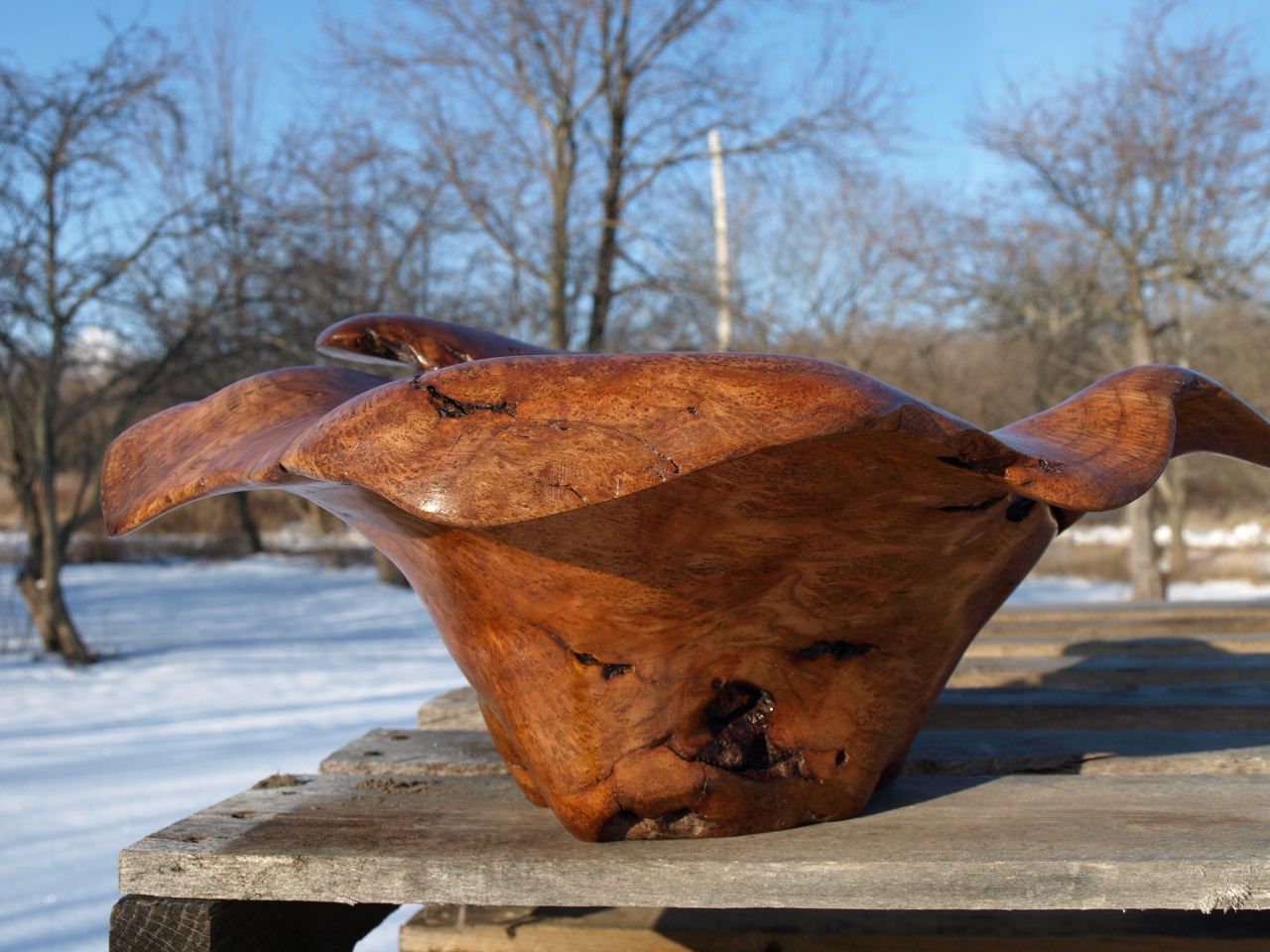 Cherry Burl Bowl - FineWoodworking