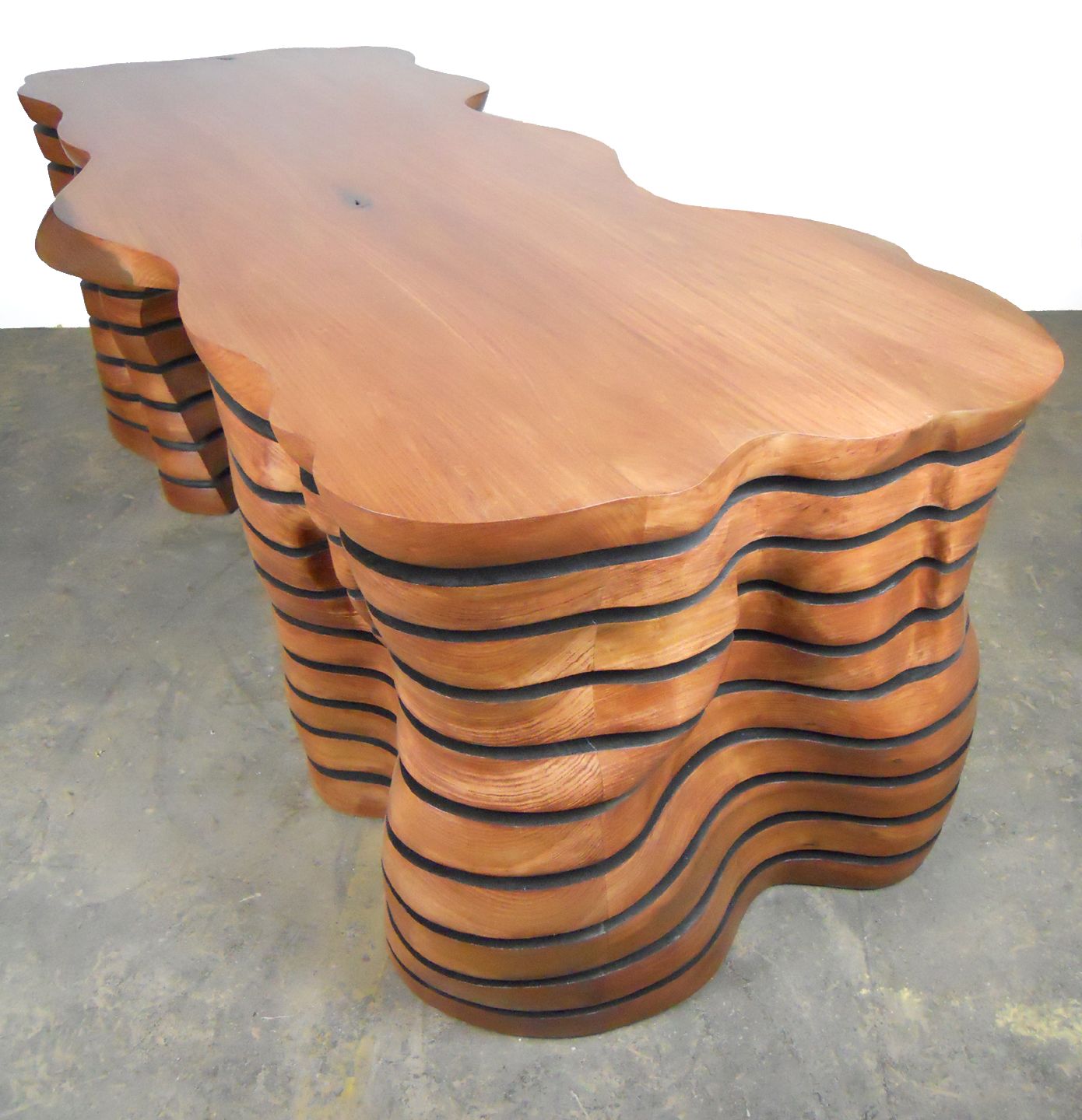 Wave Desk 2 - FineWoodworking