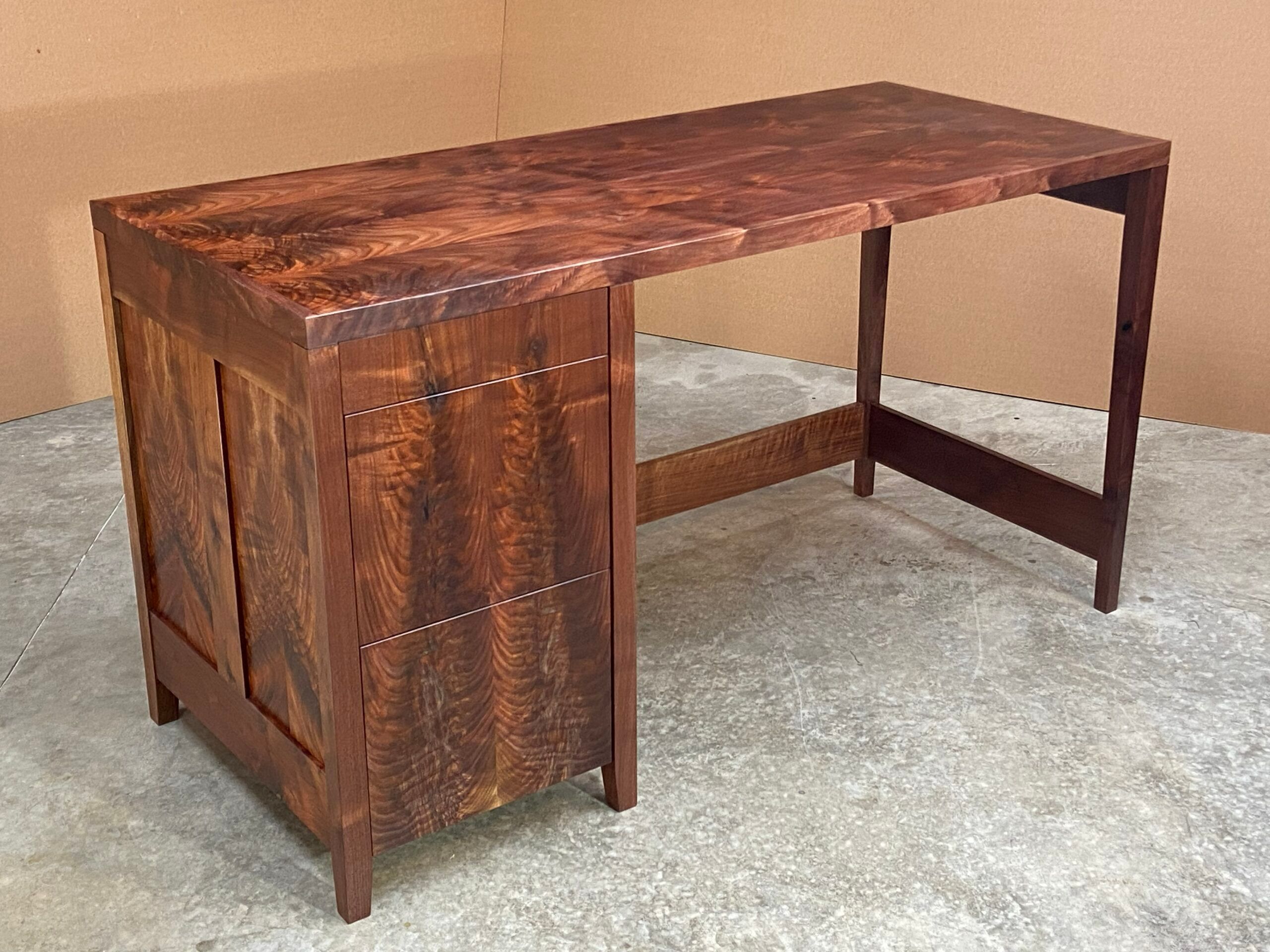 Walnut Desk with a Secret Inside - FineWoodworking