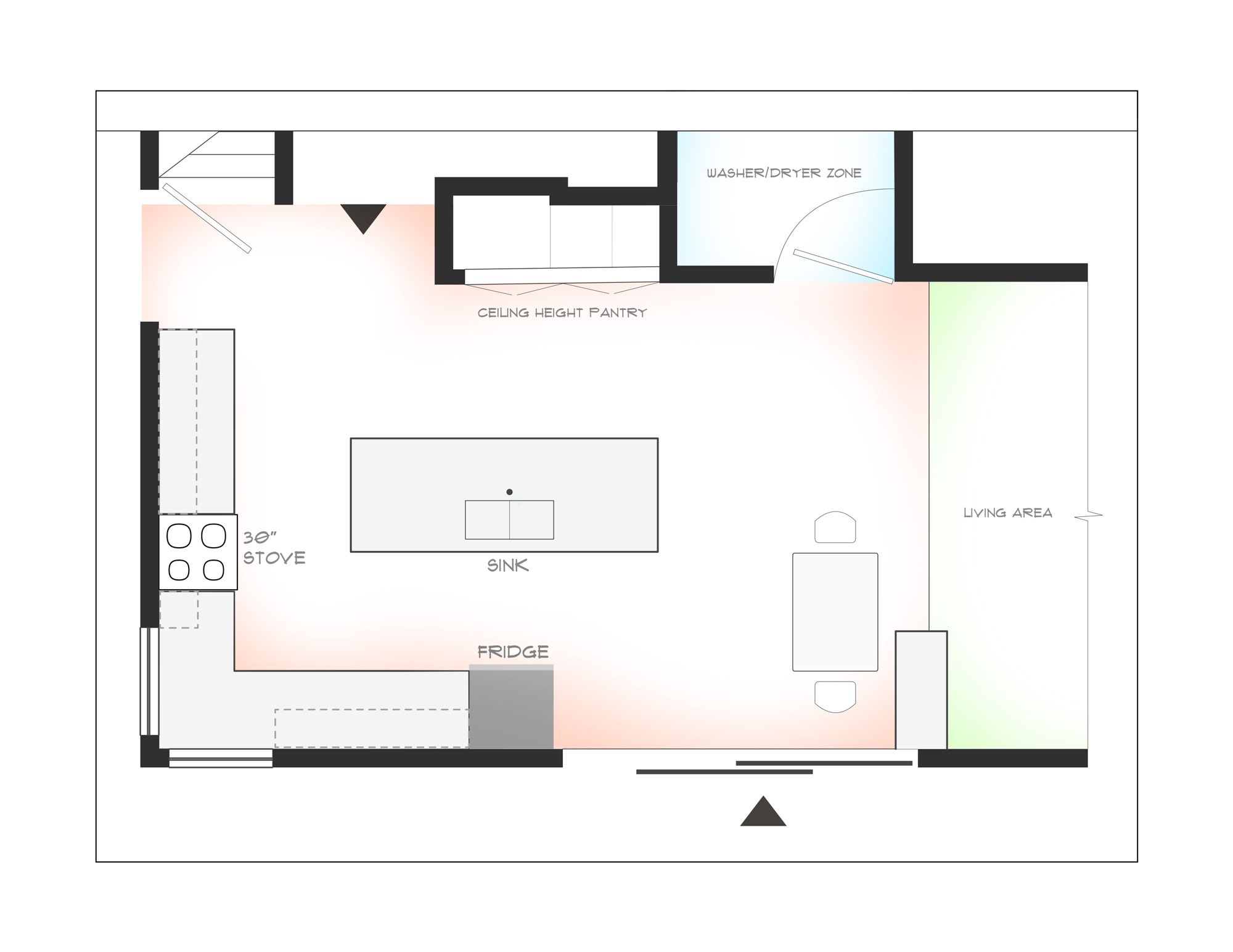 Complete Kitchen and Living Area Renovation - Fine Homebuilding