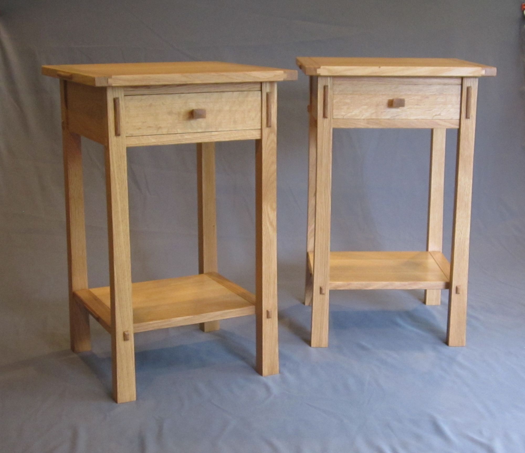 White Oak Side Tables FineWoodworking