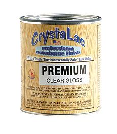 Crystalac Premium Gloss Waterborne Finish - FineWoodworking