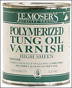 Polymerized Tung Oil Varnish - FineWoodworking