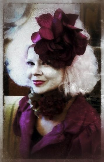 effie trinket purple dress