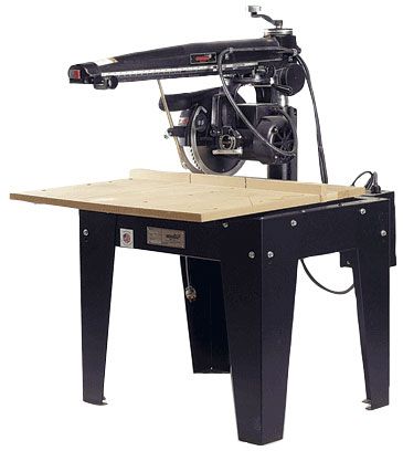 Original Saw - Radial Arm Saw with 12 Blade and 24 Crosscut, 3HP