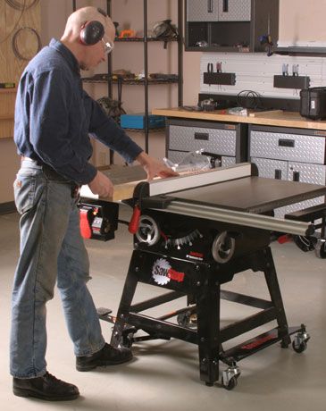 10 inch Contractor Table Saw with Cast Iron Top