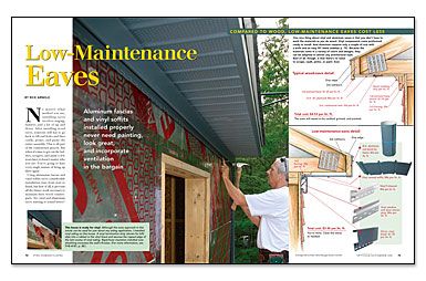 Low Maintenance Eaves Fine Homebuilding