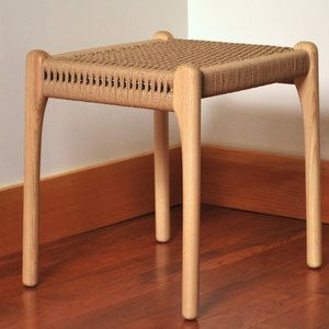 DIY Mid Century Modern Danish Cord Stool 