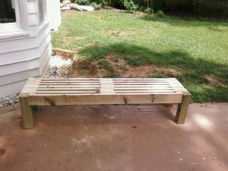 Simple on sale garden bench