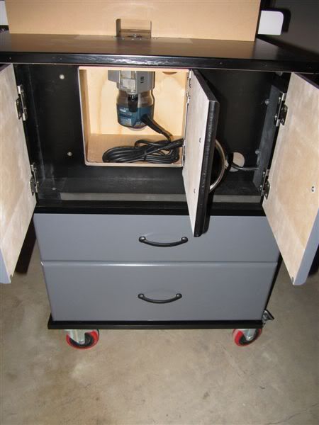 My Sawstop and Router mobile cabinet. - FineWoodworking