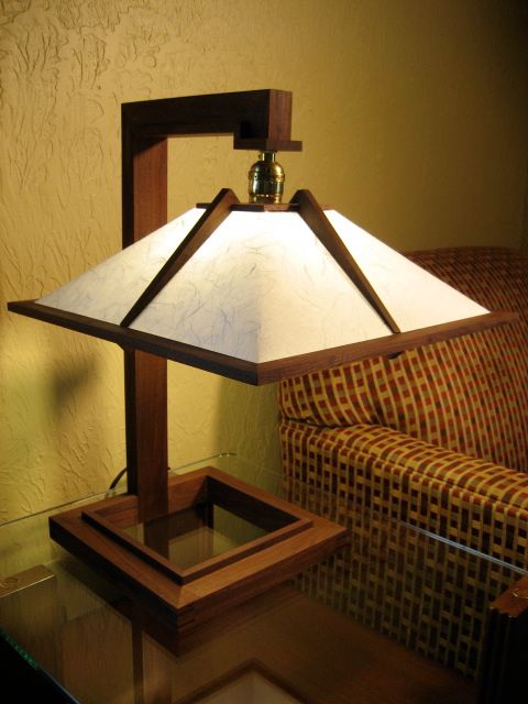 Frank lloyd wright store table lamp