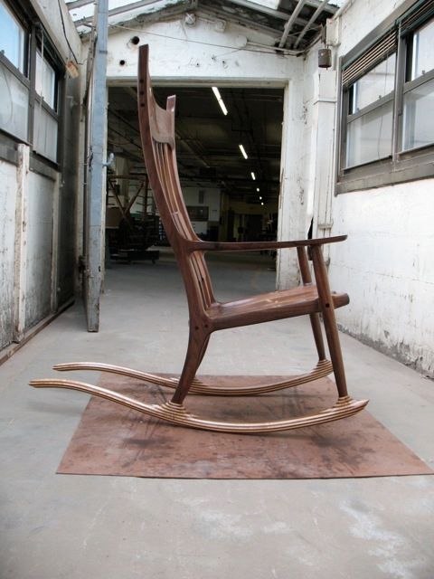 Maloof Rocking Chair Reproduction - FineWoodworking