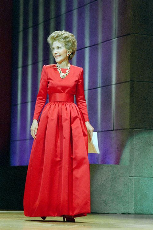 Nancy reagan dresses best sale