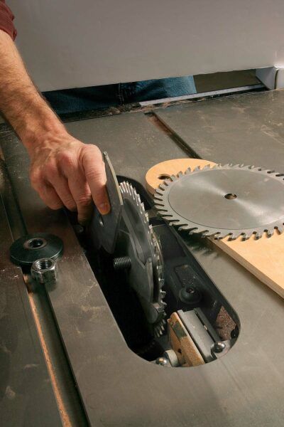 Using a dado blade online on table saw