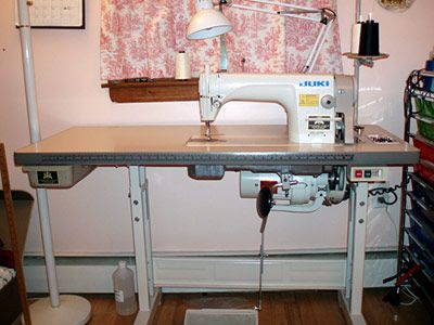 Industrial Sewing Machine Seam Guide Setup