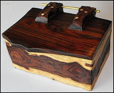 Mini Cocobolo Rosewood Pegged Box – Biesanz Woodworks