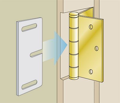 EZ Shim 3-1/2 Hinge Shims - Package of 18