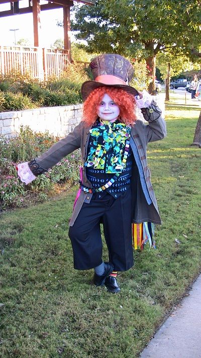 homemade mad hatter costume