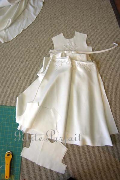 Wedding dress outlet into baptism gown