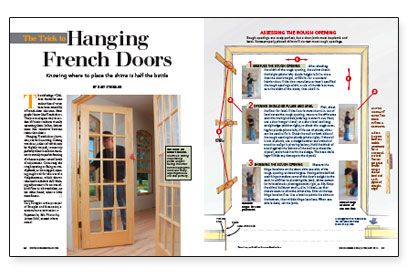 Saving Sustainably - Step 20 - Install the French Doors