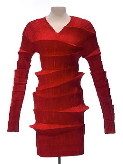 Issey miyake best sale red dress