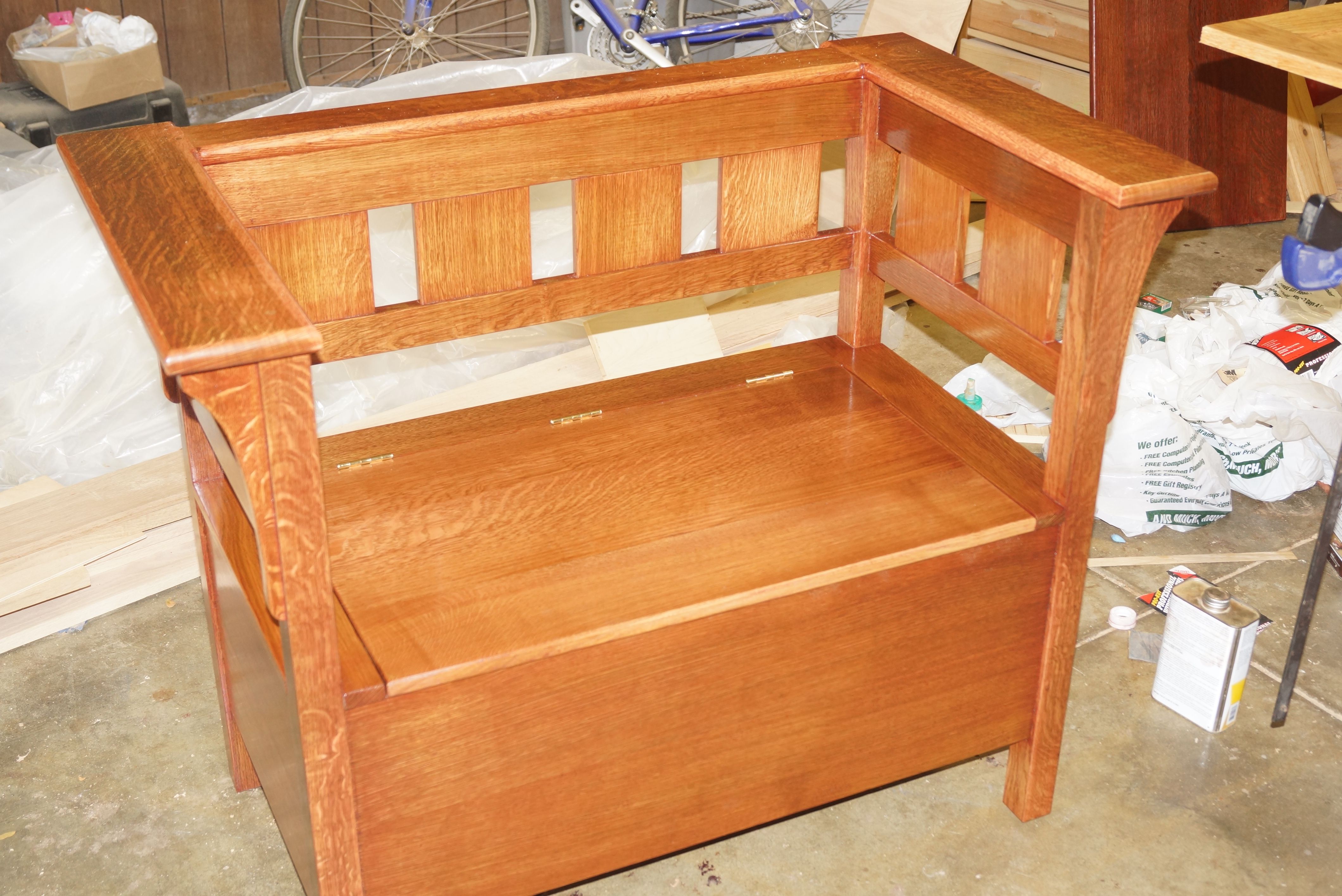Stickley Inspired Bench - FineWoodworking