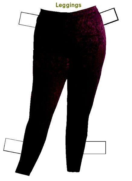 Crushed Velvet Leggings - Plus Size