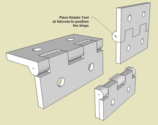 Creating a Hinge in SketchUp FineWoodworking