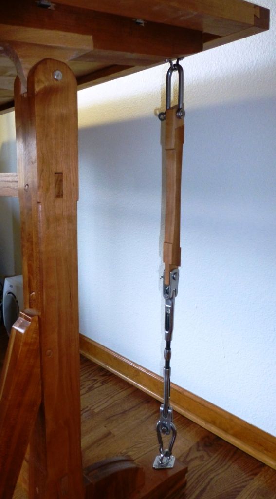1920's French-style drafting table with nautical rigging - FineWoodworking