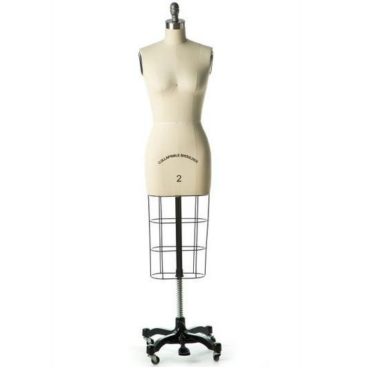 Professional Female Full Body Dress Form w/ Collapsible Shoulders and Legs