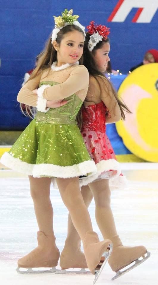 Christmas figure skating dresses best sale