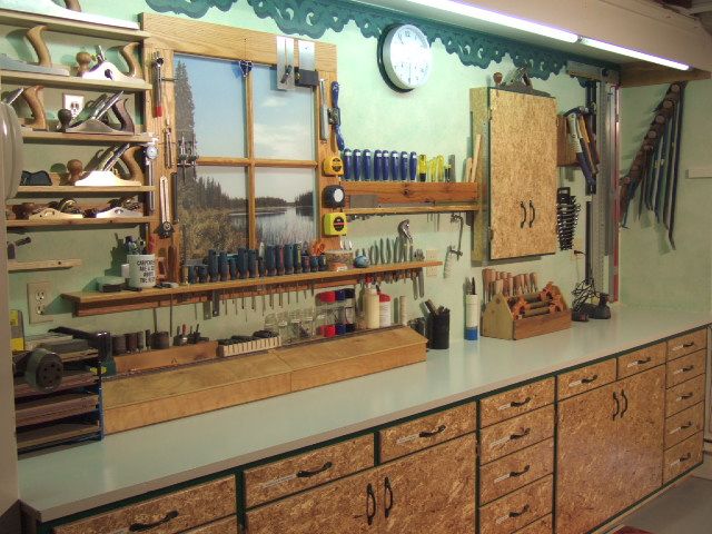 shop wall - FineWoodworking