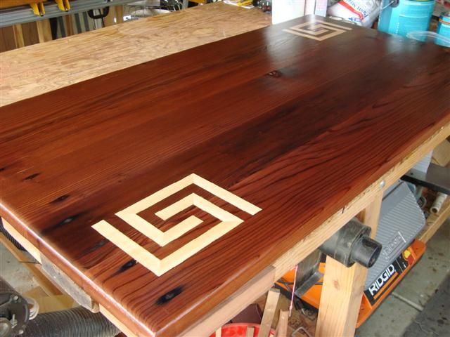 Solid wood table construction. Everything you could ask for