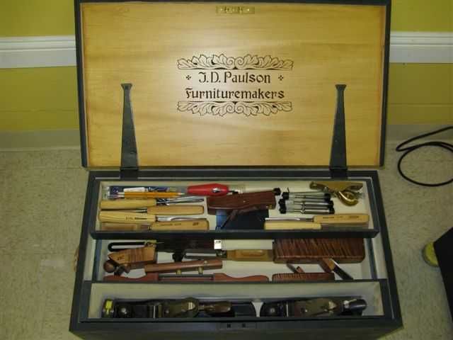 Carved Chairmaker's Tool Chest by Rev. Jim Paulson - FineWoodworking