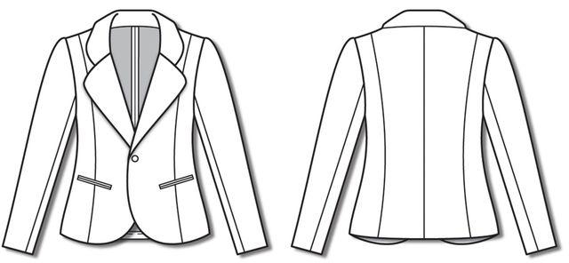 Pattern Review: Armani's Unlined Jacket 1516 - Threads