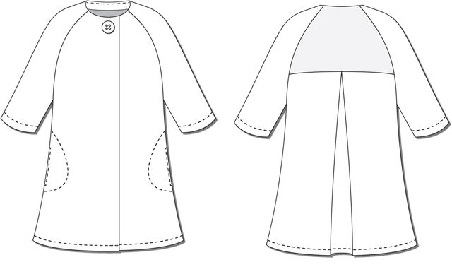 Pattern Review and Giveaway: Indygo Junction Sophia Swing Coat