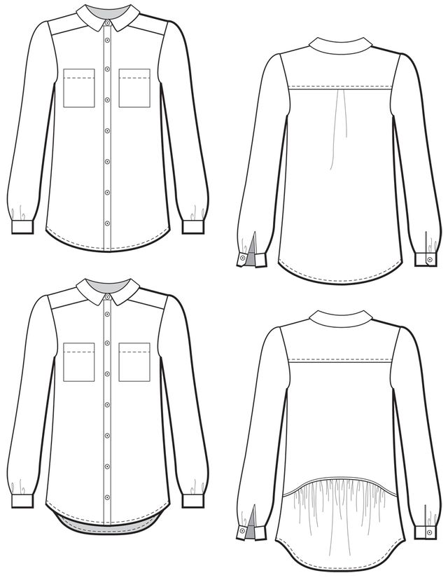 Pattern Review: Grainline Studio - Archer Button Up Shirt 11004 - Threads